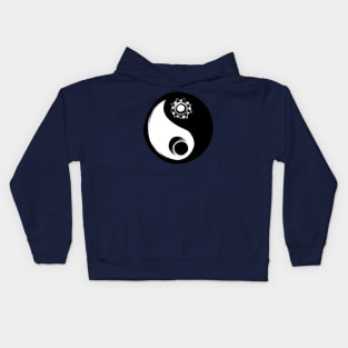 Yin Yang Balance Sun and Moon Kids Hoodie